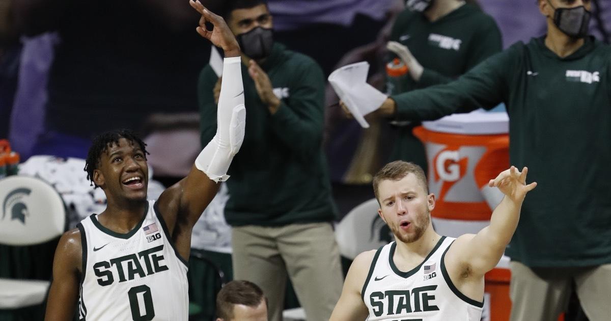 Michigan State's Aaron Henry.