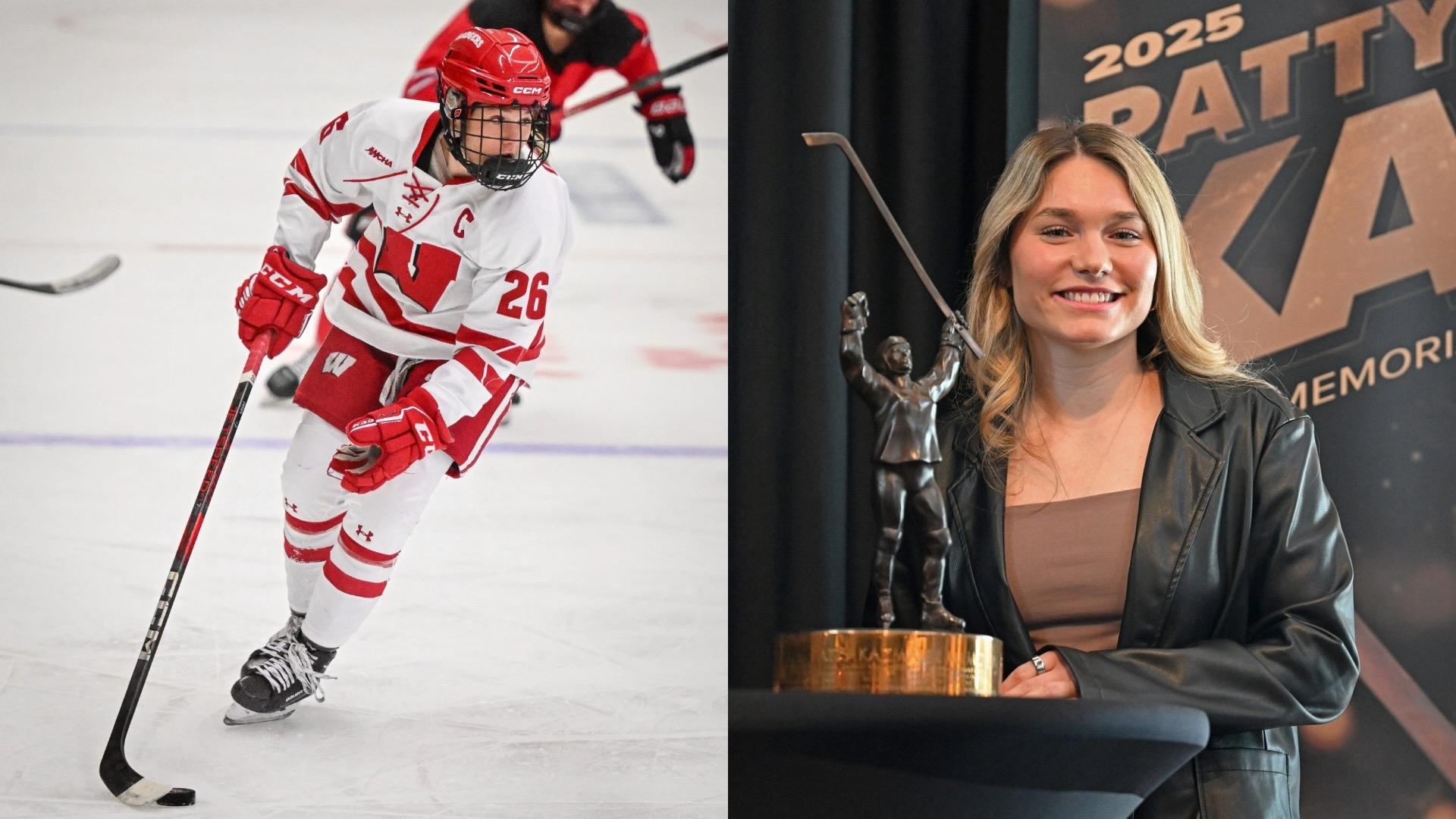 2025 Patty Kazmaier Memorial Award winner Casey O'Brien, Wisconsin