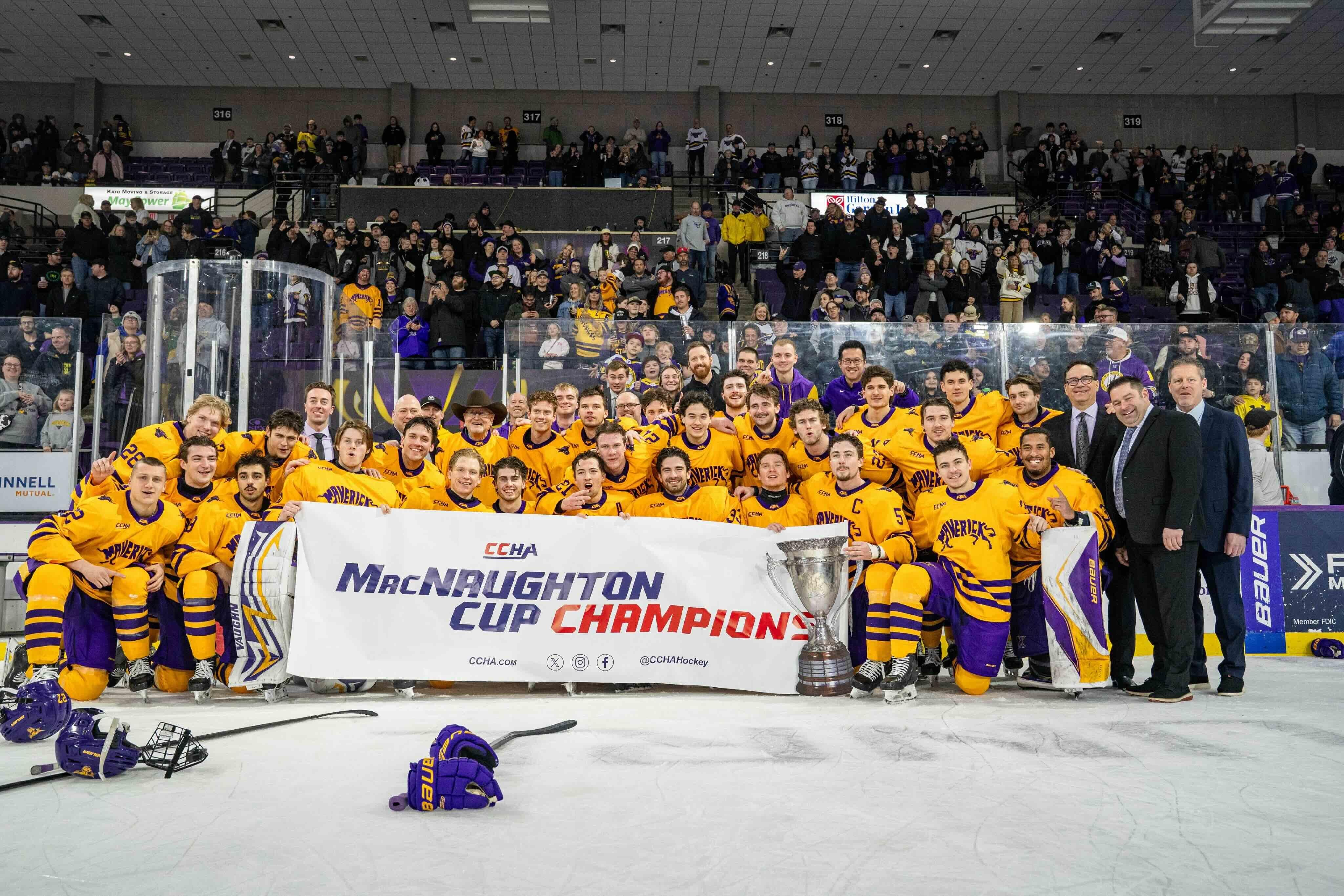 Minnesota State men's hockey wins the 2025-26 MacNaughton Cup