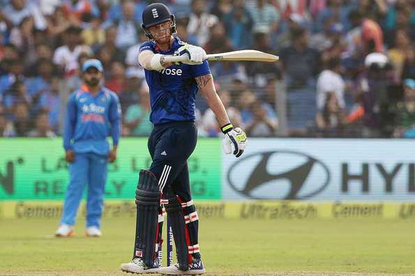 Ben Stokes struck the second-fastest half-century for England.