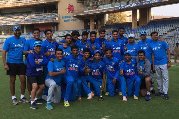 India U19 clinched the series 3-1
