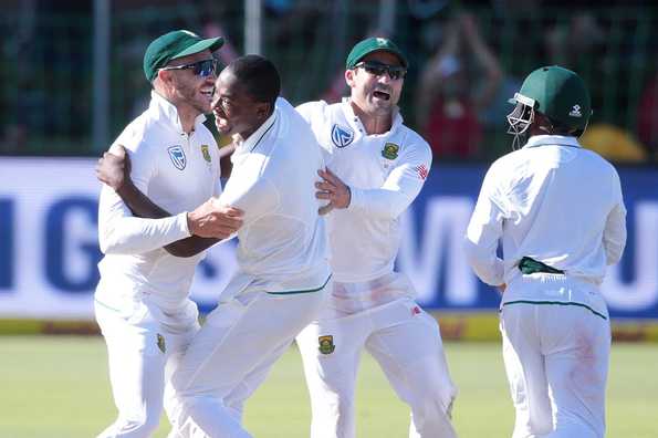 Kagiso Rabada bagged the wickets of Kaushal Silva and Kusal Mendis