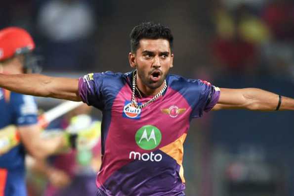 Deepak Chahar picked up five wickets to help Rajasthan beat Karnataka.
