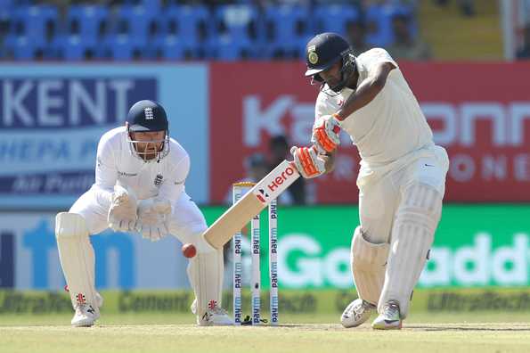 The start was comfortable, before Alastair Cook, 20 minutes into the start of play, introduced spin from both ends.