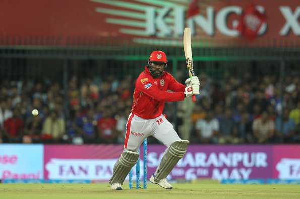 Gayle scored his third fifty of the IPL. 