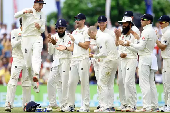 England picked up three wickets in the first session.