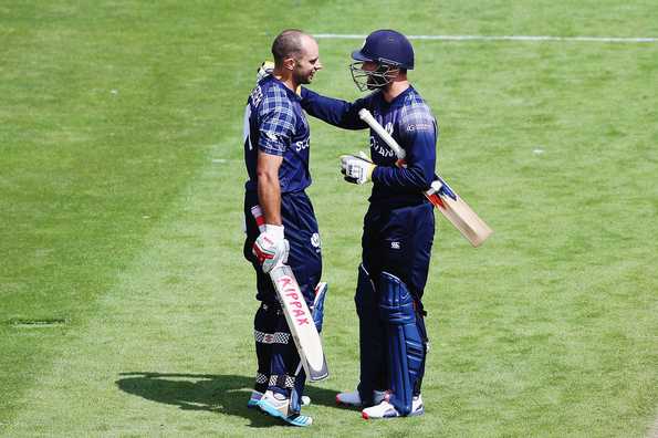 Kyle Koetzer and Preston Mommsen added 112 runs for the third wicket