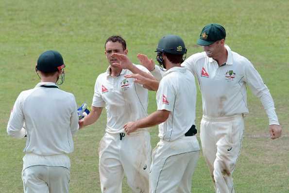 O'Keefe picked up a fifer before Burns hit an unbeaten half-century on Day 1 of the practice game against Sri Lankan XI.