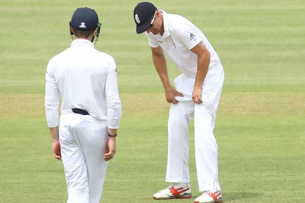 Cook didn't walk out to open the batting for England in the second innings
