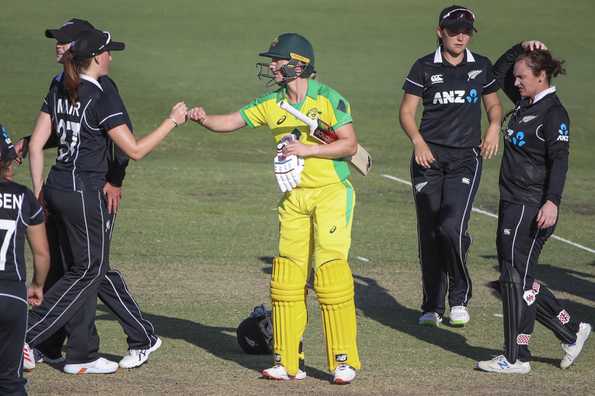 Meg Lanning scored an unbeaten 62 in the first ODI