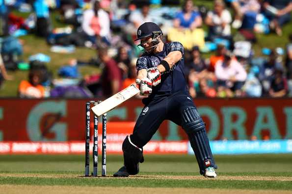 [File pic] Richie Berrington top scored for Scotland with a 43-ball 41.