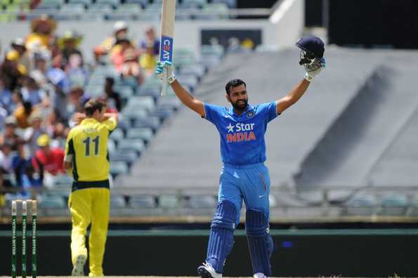 Record 207-run stand between Rohit and Kohli propelled India to 309-3 from their quota of fifty overs.