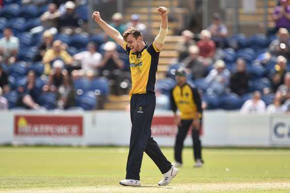 Cooke returned 5-61 and was unbeaten on 66 to take Glamorgan over the line.