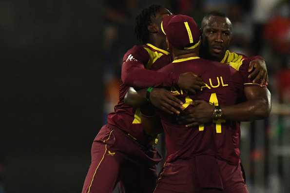 West Indies pulled off a late three-run victory over Bangladesh