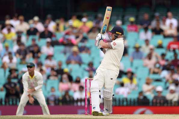 Stokes remained unbeaten on 46