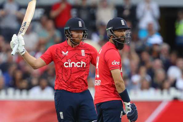 Bairstow smashed 90 off 53 while Moeen got 52 off 18 