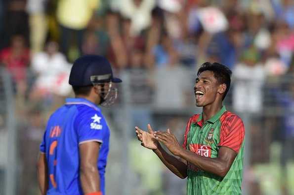 Mustafizur became the first bowler to take 11 wickets in the first two ODIs