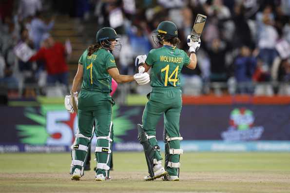 Both Wolvaardt and Brits hit fifties.