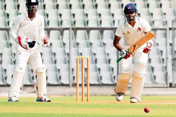 Mumbai captain Aditya Tare offered some resistance before his team was bowled out for 156 by Delhi. (File photo)