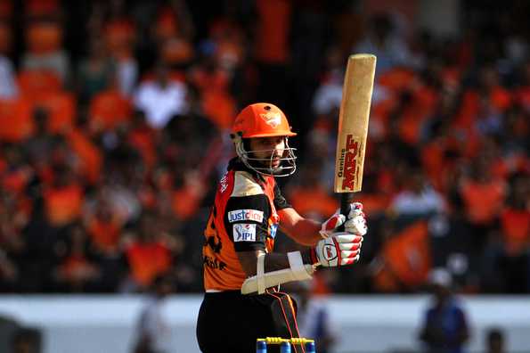 Shikhar Dhawan captain of the Sunrisers Hyderabad plays a shot during match 39 of the Pepsi Indian Premier League Season 2014 between the Sunrisers Hyderabad and the Kings XI Punjab held at the Rajiv Gandhi Cricket Stadium, Hyderabad, India on the 14th May 2014
Photo by Vipin Pawar / IPL / SPORTZPICS
Image use subject to terms and conditions which can be found here: //sportzpics.photoshelter.com/gallery/Pepsi-IPL-Image-terms-and-conditions/G00004VW1IVJ.gB0/C0000TScjhBM6ikg