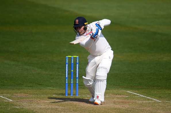 Rossington's ton helped Essex to 310/6 by stumps on the opening day.