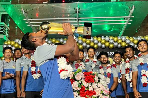 It was a festive mood back home when Bangladesh's junior cricketers returned after their victorious campaign in the U19 Asia Cup 