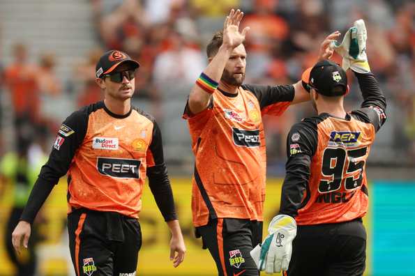 Tye picked up a match-winning 4 for 14.