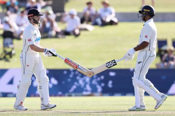 Ravindra and Williamson hit unbeaten tons