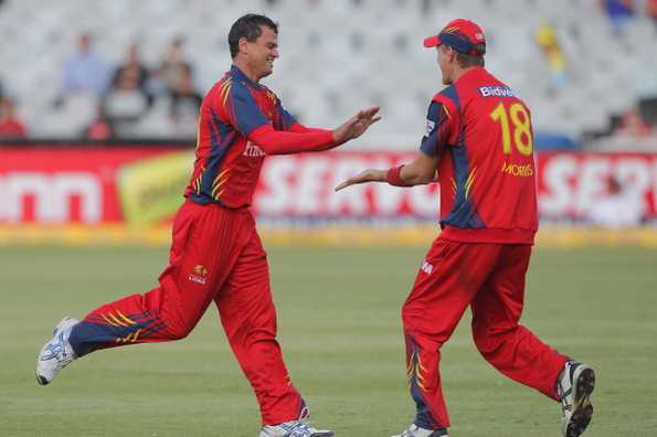 Chris Morris (2/7) was the pick of the bowlers for the Lions.