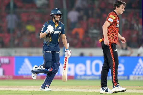 Gill was unbeaten on 61 as GT chased down SRH's 152 with 20 balls to spare.
