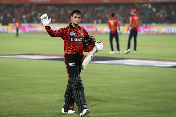 Abhishek Sharma was on fire against PBKS on Saturday evening 