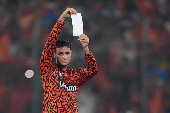 Abhishek Sharma registered the highest score by an Indian batter in IPL