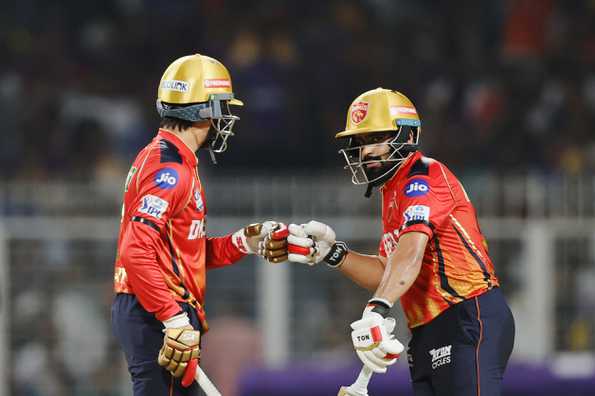 Prabhsimran and Priyansh Arya struck fifties