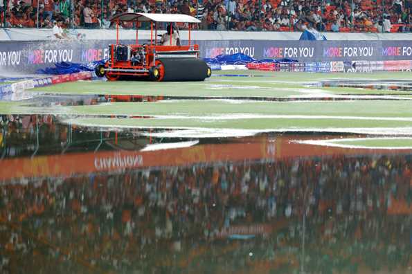 Rain washed out the second innings of the match