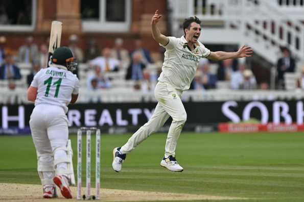 Cummins also completed 300 Test wickets in the process.