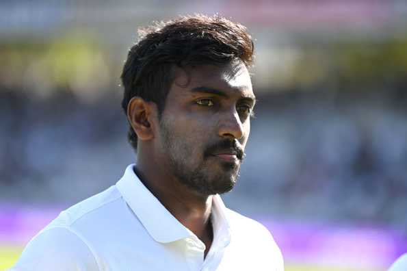 Milan Rathnayake bowled a superb spell at the end of Day 2 