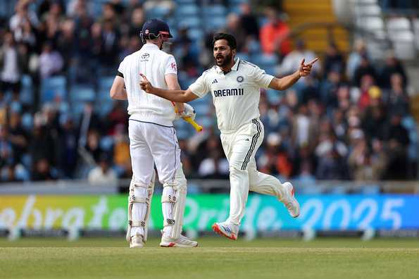 Shardul dismissed Duckett and Brook in successive deliveries. 