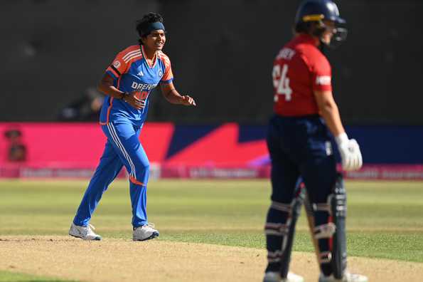 Shree Charani became only the second Indian to bag a four-fer on debut in Women's T20Is