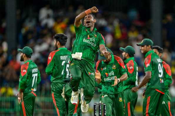 Left-arm spinner Tanvir Islam's five-fer proved to be the turning point for the visitors