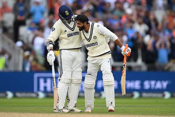 Both Washington and Jadeja reached their tons in the final session.