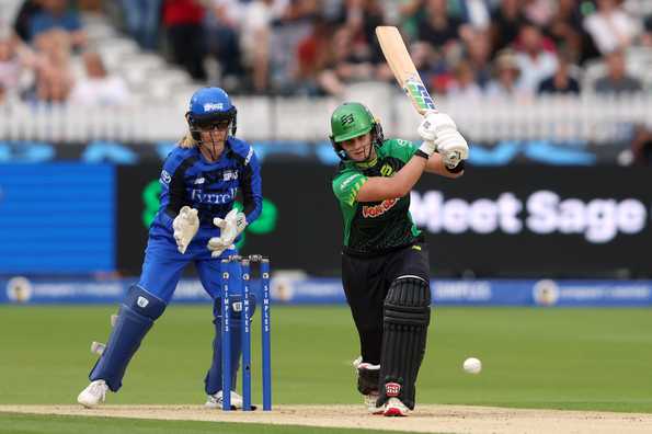 Laura Wolvaardt shared a 95-run stand with Maia Bouchier 