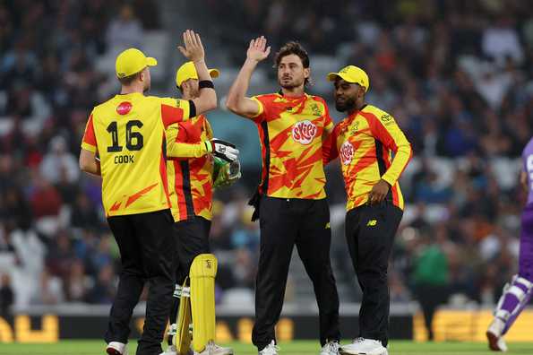 It was a start-stop kind of evening with repeated showers which eventually had a say in the proceedings