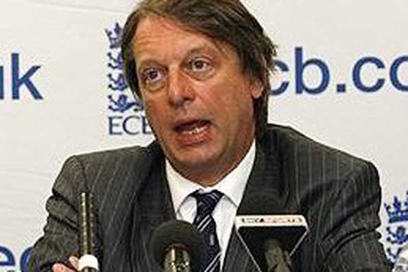 Chief Executive David Collier, seen here in August 2008, defended the England and Wales Cricket board (ECB) on Sunday in the wake of criticism over its dealings with Allen Stanford.