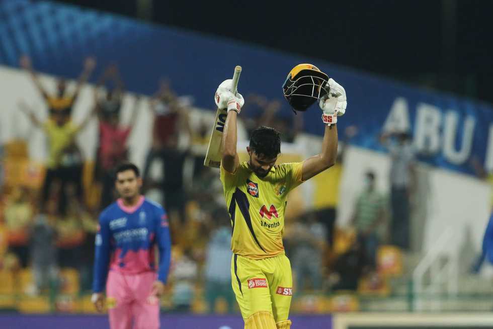 Ruturaj Gaikwad managed to score his maiden IPL ton on Saturday.