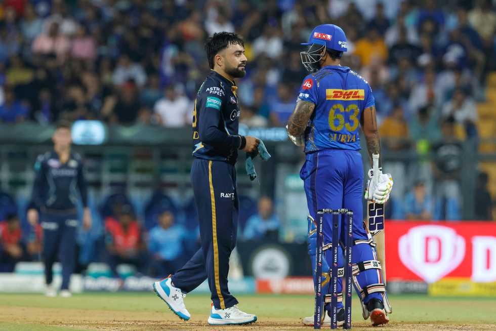 Suryakumar Yadav's maiden IPL ton overshadowed a peerless all-round showing of four for 30 and unbeaten 79 form Rashid Khan