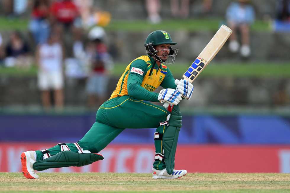 Quinton de Kock's 40-ball 74 was his first effort of 50 or more in nine T20I innings.