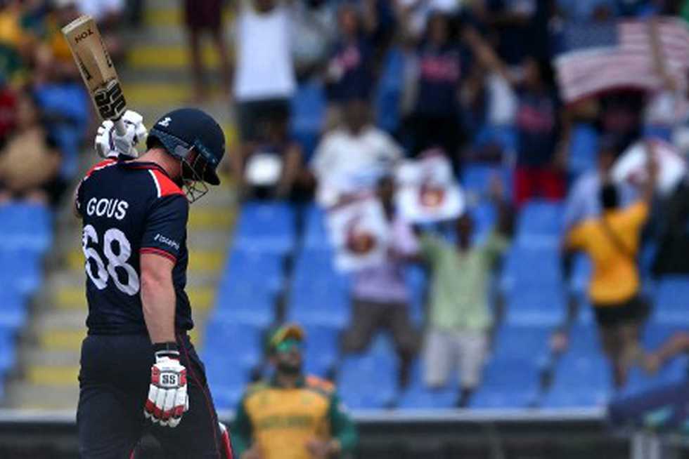 Gous almost gave South Africa a scare. 