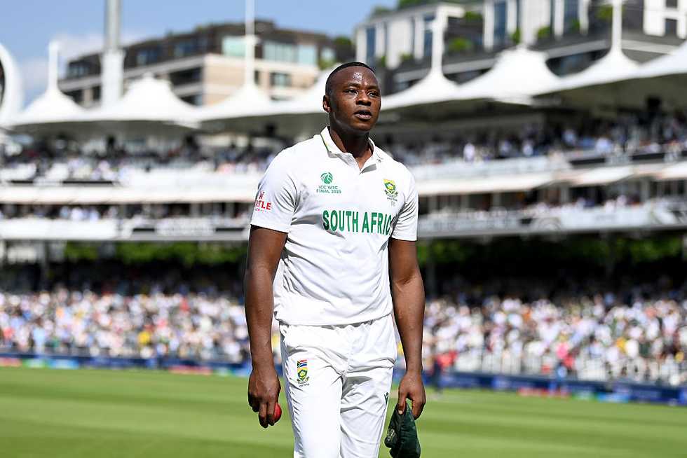 Kagiso Rabada bagged a fifer on the opening day of the WTC final