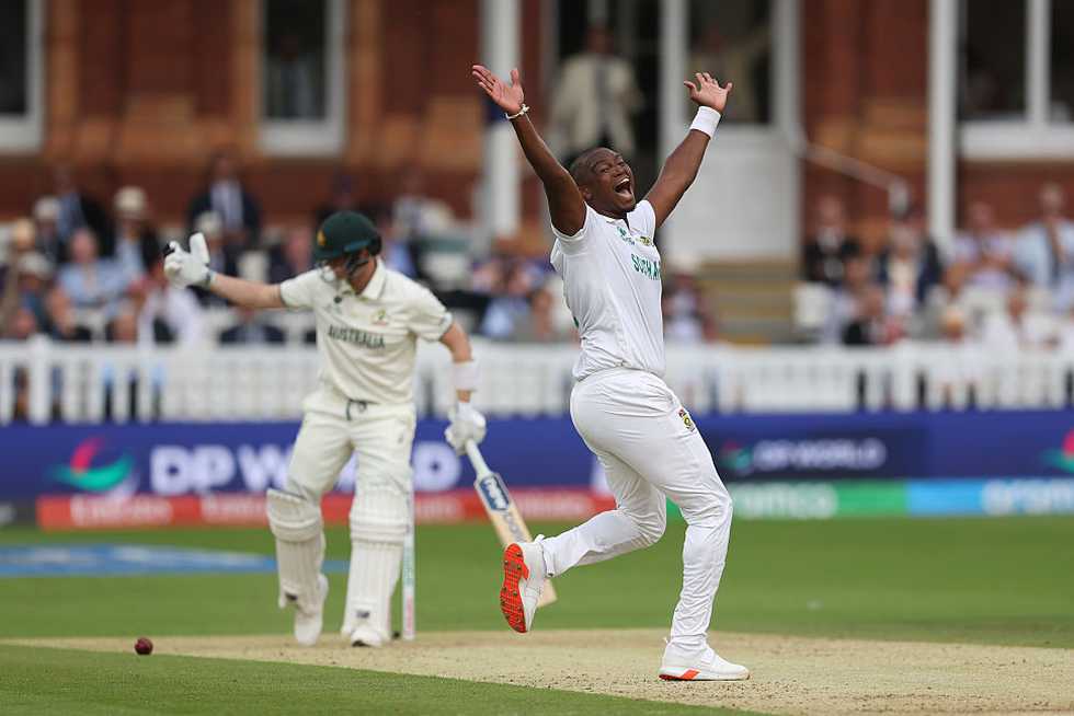 Lungi Ngidi, who had gone wicketless in the first innings, struck thrice on the third day