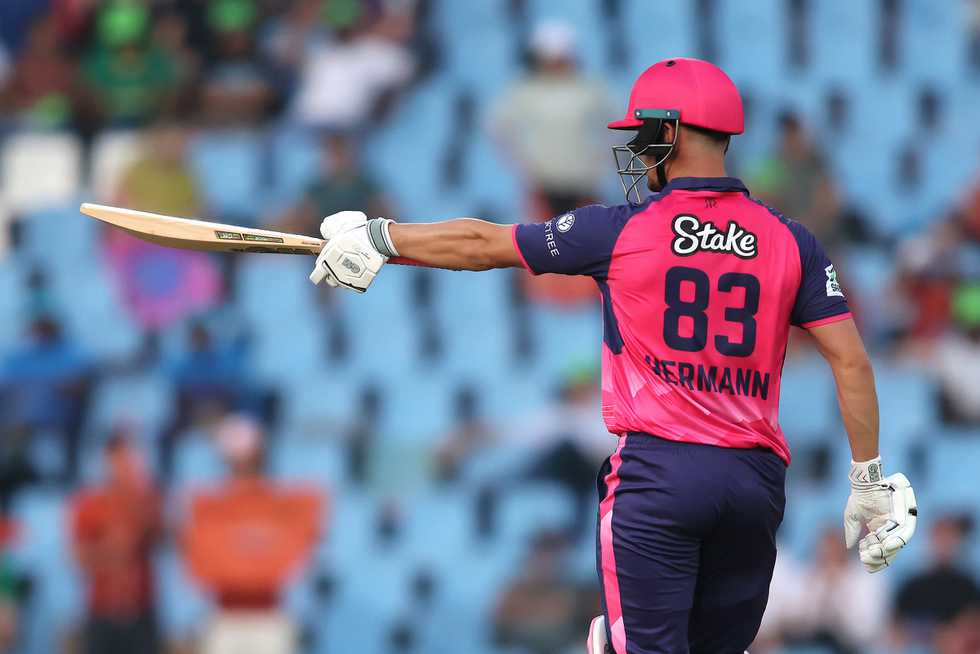 Hermann (file pic) top-scored with 45 in the chase.